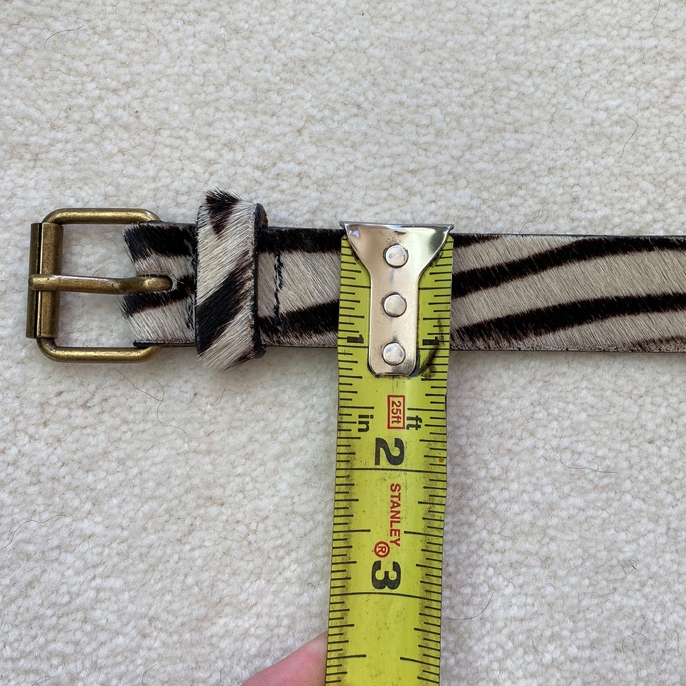 EUC Streets Ahead Leather & calf hair belt - Picture 11 of 15